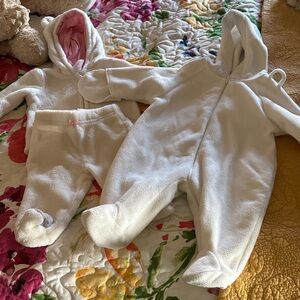 Bundle of 0 to 6 month fleece clothing